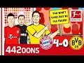 FC Bayern München vs. Borussia Dortmund | 4-0 | Der Klassiker - Highlights Powered by 442oons