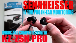 Video thumbnail for Sennheiser IE 100 PRO Unboxing and Comparison with KZ-ZSN PRO by Randy Santa-Ana