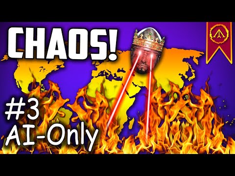 CHAOS - Medieval 2 Total War WORLD MAP (A.I. Only) #3