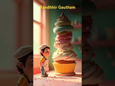 🤯🍦🎂Amazing cook[@RandhhirGautham ] #youtubeshorts #shortsfeed #cupcake #shorts