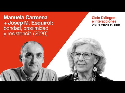 Conferencia Manuela Carmena: bondad, proximidad y resistencia.
