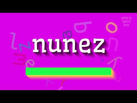 How to say "nunez"! (High Quality Voices)