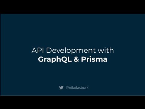 GraphQL and its schema as a universal layer for database access. Nikolas Burk, Connected Data London