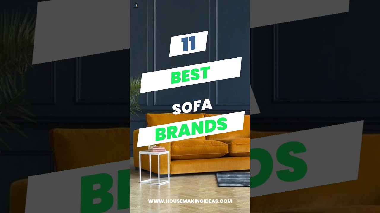 11 Best Sofa Brands #shorts