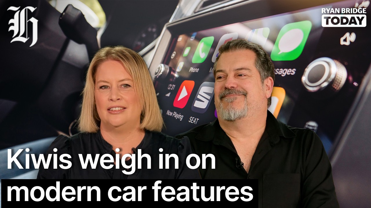 Touchscreens v buttons and knobs: Kiwis weigh in on modern car features | Ryan Bridge TODAY