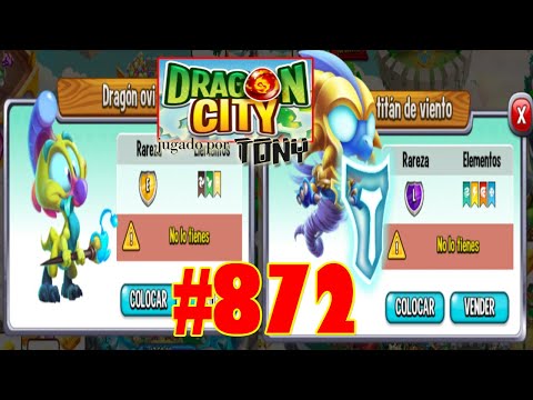 Dragon City "Capítulo 872 - El Dragón Ovi y Dragón Titán de Viento" por Tony