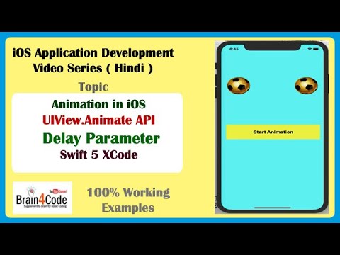 Delay Parameter in UIView.Animate method in Swift 5 iOS | Animation in Swift | Hindi Tutorials