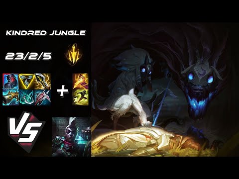 JUNGLE Kindred vs Ekko - NA Grandmaster Patch 25.23