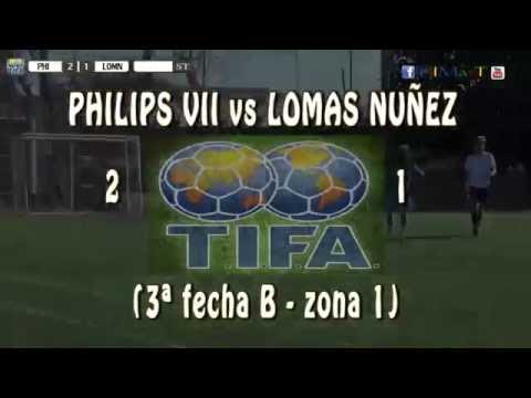 2 PHILIPS VII vs LOMAS NUÑEZ 1 - 3ª fecha B zona 1  -  06/08/2016
