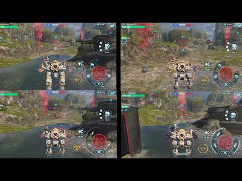 War Robots (Havoc mk2 lv8) vs (Punisher T mk2 lv12) vs (Igniter mk2 lv6)