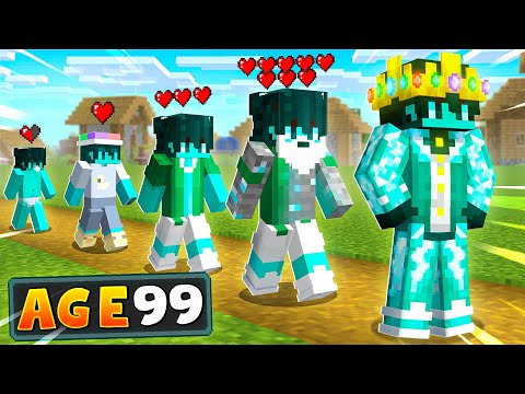 Birth to Death as DIAMOND GOD in Minecraft