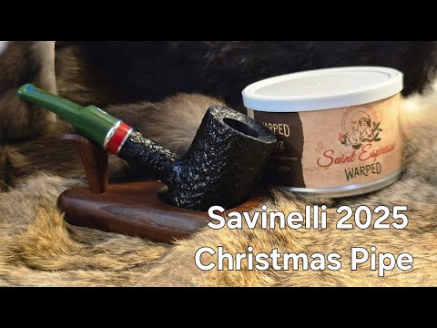 Reviewing my Savinelli St. Nicholas Pipe 2025 with Cornell and Diehl St. Espresso Tobacco 