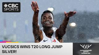 Noah Vucsics finishes second in men's T20 long jump final on Glasgow 2026 Commonwealth Games Day 5