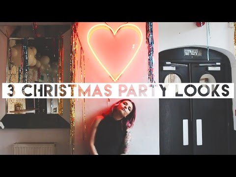 3 Christmas Party Looks Video