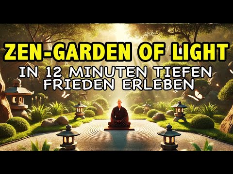12 Minuten zur inneren Harmonie im Zen-Garten des Lichts (4 Hz Delta-Frequenzen)