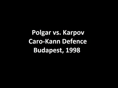 Judit Polgar vs. Anatoly Karpov (1-0) Caro-Kann Defence, Karpov Variation (Budapest, 1998)