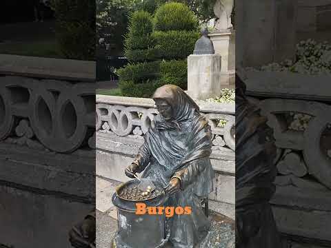La Castañera - Estatua en el Paseo del Espolón en Burgos