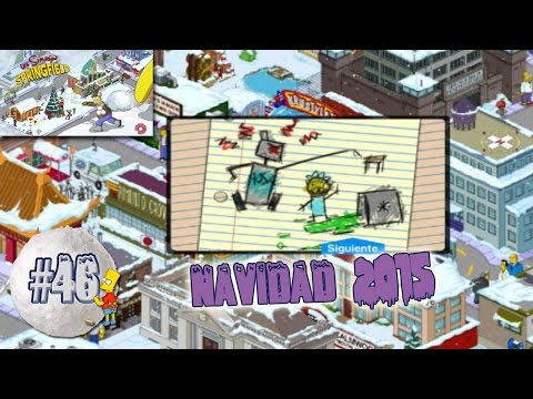 Los Simpson Springfield "Navidad'15: Cap. 46 - Buscando partes del robot ROCA" por Tony