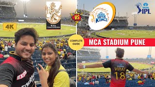 RCB vs CSK IPL Match Vlog | MCA Stadium Pune | Full Experience and Guidance | Rhk Vlogs Official