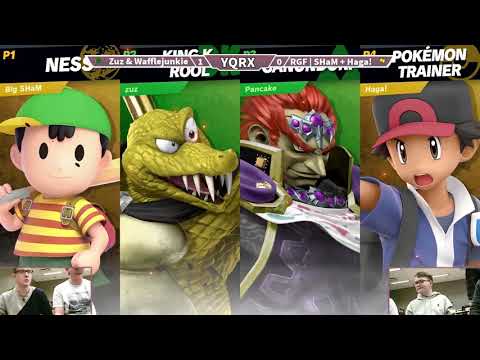 SHaM & Haga! (Yellow) vs. Zuz & Wafflejunkie (Green) - Winners Rd 1 - YQRX