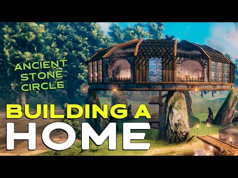Valheim - Build Video for Ancient Stone Circle Home