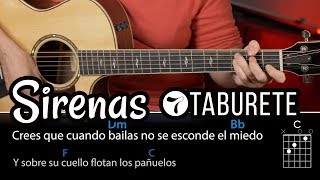 Sirenas - Taburete (ACORDES para guitarra)