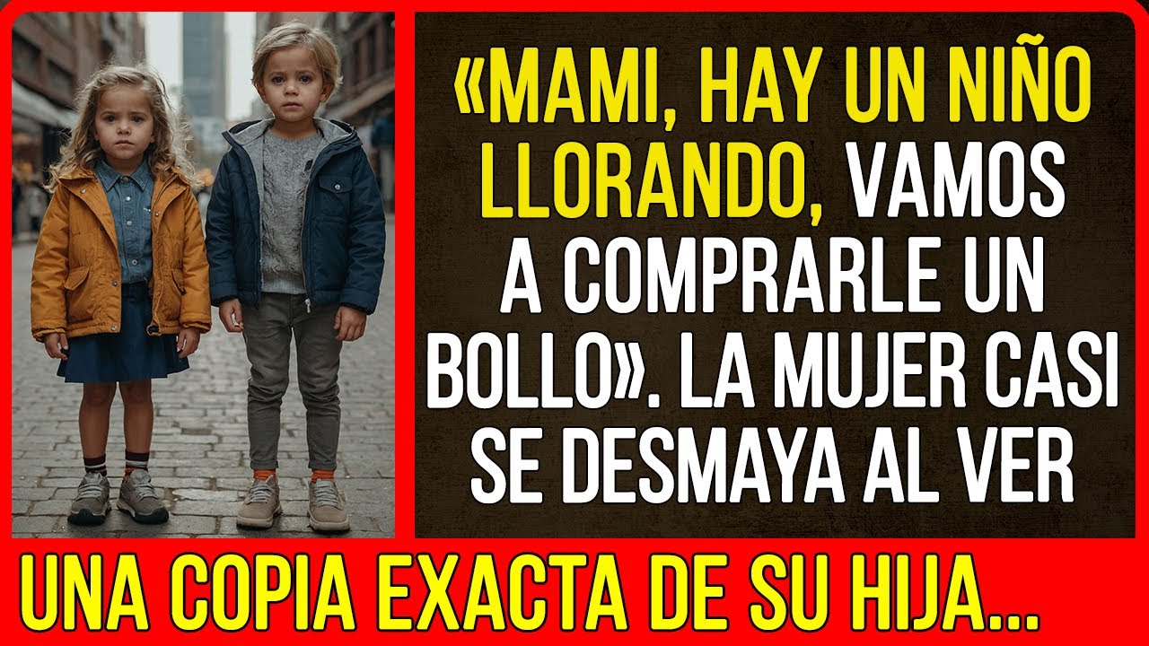 «Mami, vamos a comprarle un bollo al niño». La mujer casi...