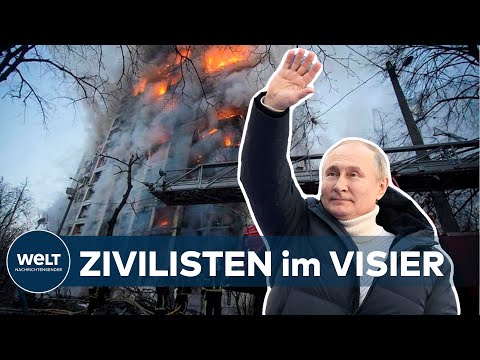 PUTINS ZYNISCHES LOB AN ARMEE: Wieder massive russische Angriffe auf Kiew und Lwiw | WELT Thema