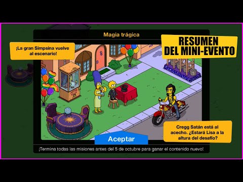 Los Simpson Springfield- Tapped Out- Mini-Evento: Magia Trágica 2022 [RESUMEN].