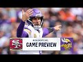 NFL Week 7 Monday Night Football BETTING PREVIEW: 49ers at Vikings I CBS Sports