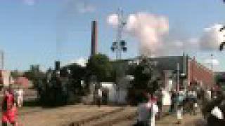 preview picture of video 'SJ  F 1200 steamlocomotive at Odense in Denmark'