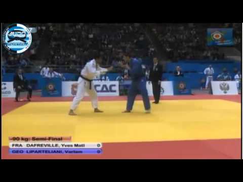 European Judo Championship Chelyabinsk 2012 Semifinal -90kg DAFREVILLE (FRA)-LIPARTELIANI (GEO)
