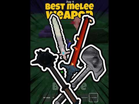 Best Melee Weapon in 99 nights in the forest #roblox