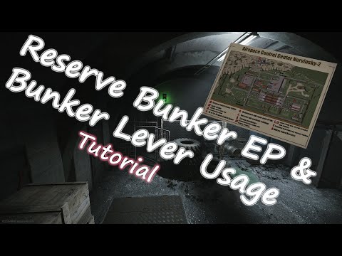 Hermetic Bunker exfil and Bunker Switch usage in New Reserve map in Escape From Tarkov