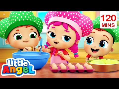 Yes, Yes Cake Song + More Top Nursery Rhymes | Little Angel Kids Songs & Nursery Rhymes