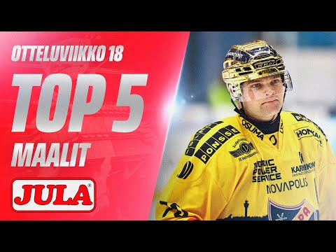 🚨 TOP 5-maalit // Otteluviikko 18 // 25-26