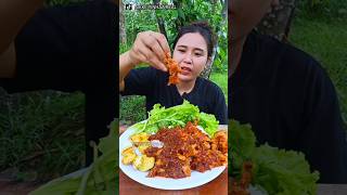 Download lagu EMPUK PEDAS MERESAP⁉️  CEKER MERCON TANPA TULANG LALAPAN MENTAH#mukbang#short#aikketinhaa mp3