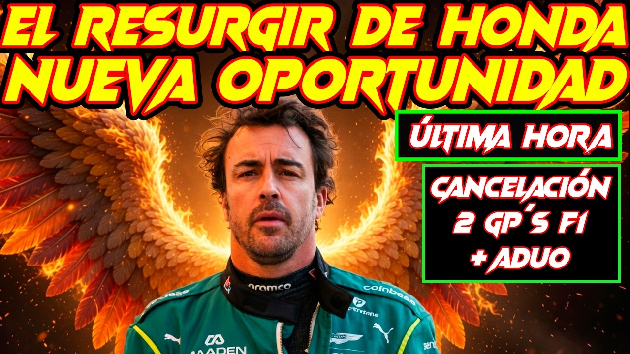 ANULACIÓN DE GP F1 BAREIN Y ARABIA SAUDI + ADUO EN MIAMI DA A HONDA F1 Y ASTON MARTIN UNA VIDA EXTRA