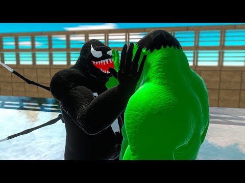 VENOM GORO vs HULK GORO - Animal Revolt Battle Simulator