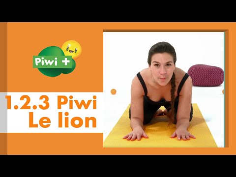 123 PIWI -  Le mouvement du lion (émission de yoga pour enfants avec Piwi+ avec Delphine Dourdet)