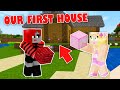 Our FIRST HOME EVER In MINECRAFT