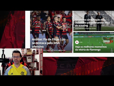 IMPRENSA SE RENDE AO MENGÃO! FLAMENGO 5x0 PORTUGUESA-RJ - FILIPE LUÍS É MUITO BOM!