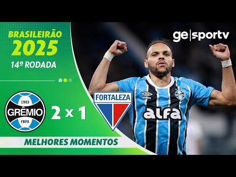 Gols e lances de Grêmio x Fortaleza