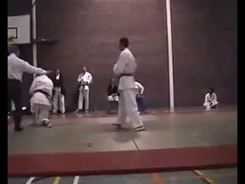 Shotokan karate Zanshin kai Strathclyde uni Karate comp 2001