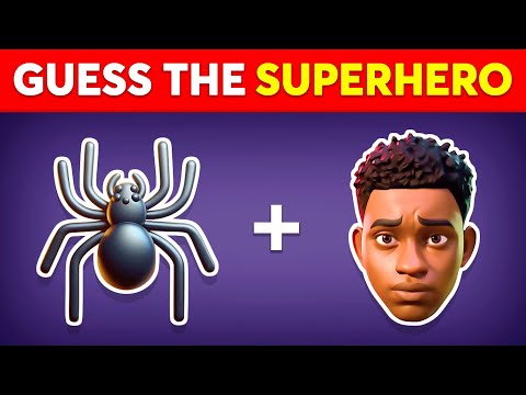 Guess the Superhero by Emoji 🦸‍♀️⚡️ Monkey Quiz