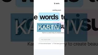 AI Tools - Kartiv #shorts