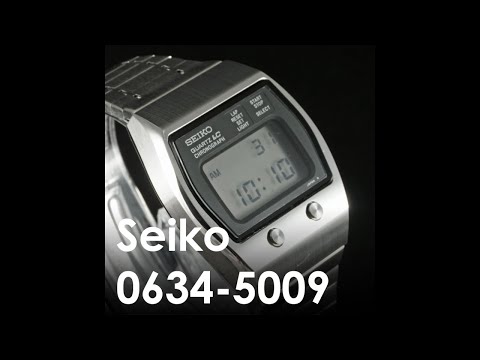 Seiko 0634 5009 - Vintage Digital Chronograph Watch