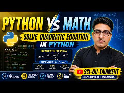 Python Program To Solve Quadratic Equations Math Vs Python Maths