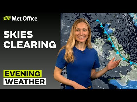 29/12/2025 - Skies starting to clear - Evening Weather Forecast UK – Met Office Weather
