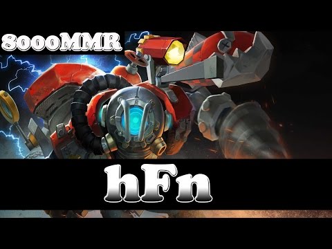 Dota 2 - hFn 8000 MMR Plays Clockwerk Vol 1  - Ranked Match Gameplay